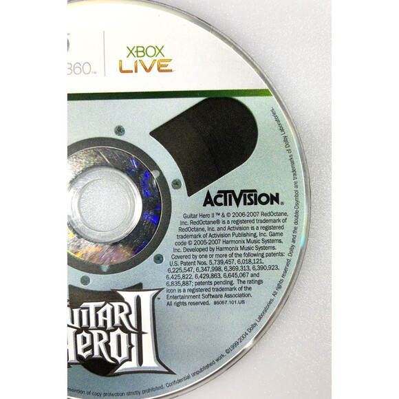 Guitar Hero II Activision 2007 Microsoft Xbox 360 Disc Only Tested - Picture 2 of 8